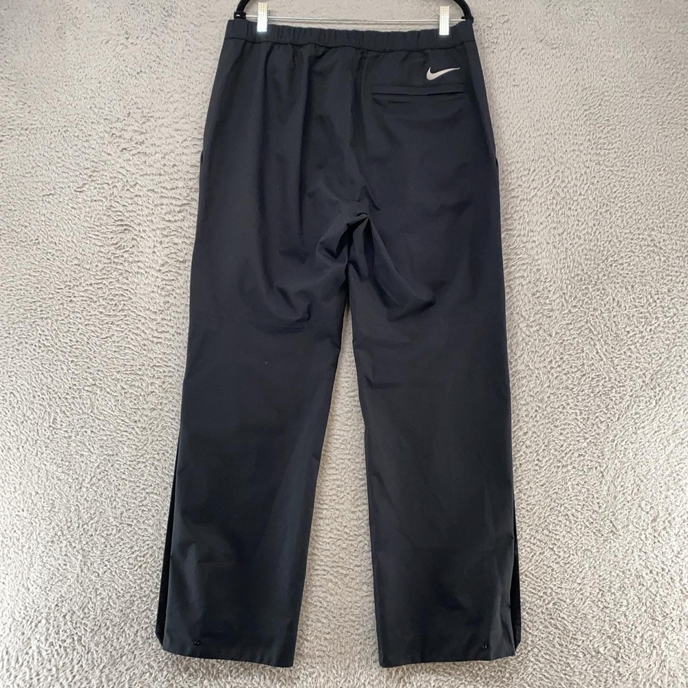 Nike Hypershield Golf Pants Mens Large Black Water Resistant Zip Ankle Outdoor - Picture 16 of 16